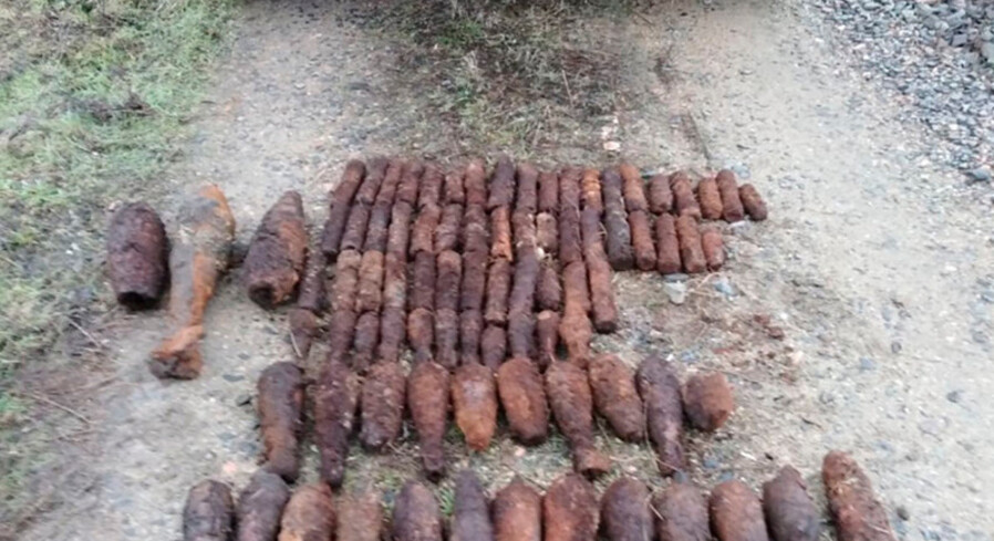 Арсенал боеприпасов времен войны обнаружили в Пинском районе