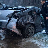ДТП с фурой под Пинском: от удара ребенка выбросило из салона Mazda