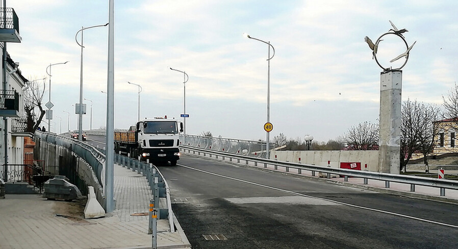 В Пинске открыли движение по мосту