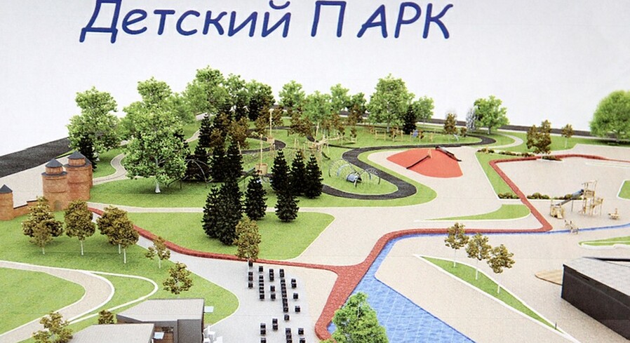 Детский парк в Пинске планируют обустроить в скандинавском стиле