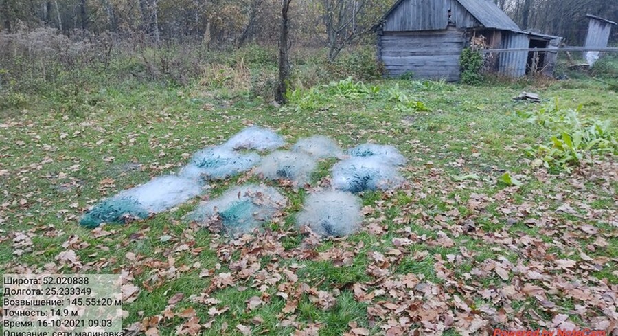 У жителя Дрогичинского района изъяты браконьерские снасти