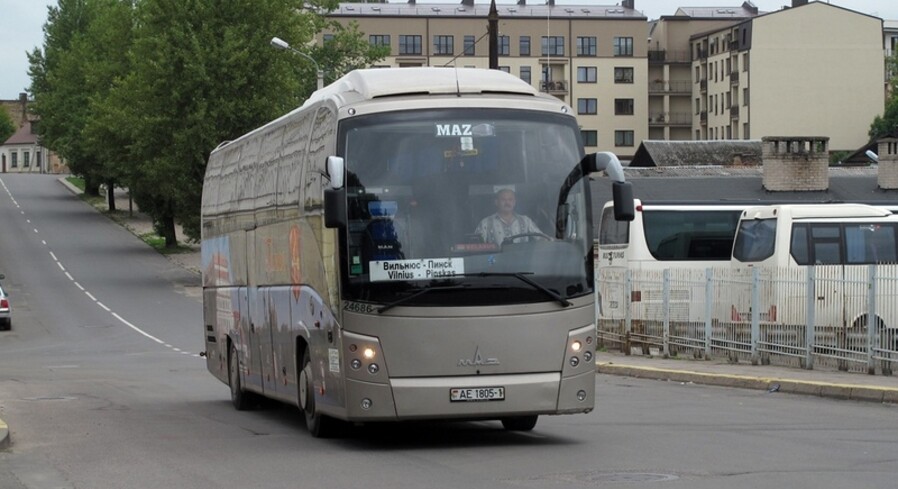 Пинский автобусный парк отменил международные маршруты