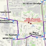 Частично закрывается для движения ул. Брестская на участке от ул. 60 лет Октября до ул. Промышленной