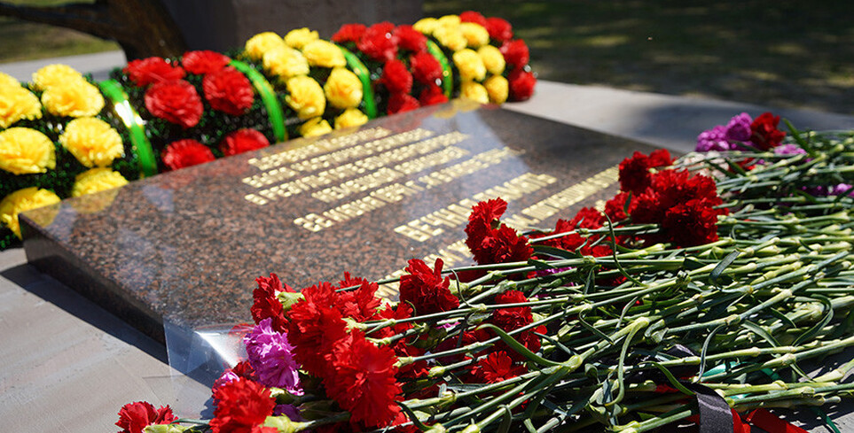 В Пинском районе открыли мемориал в память о жителях сожжённой деревни Жабчицы
