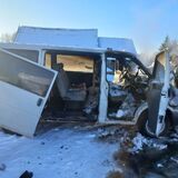 В Пинском районе горел автомобиль в деревне Вяз