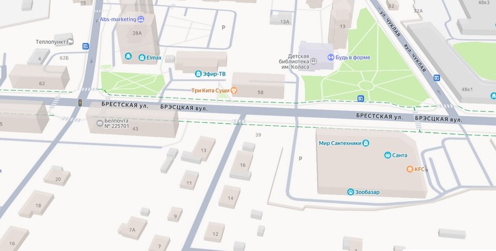 В Пинске с 8 по 11 июня ограничат движение на перекрёстках Брестской с Полесской и Чуклая