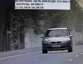 В Брестской области 18-летний водитель разогнался до 155 км/ч при разрешённых 70