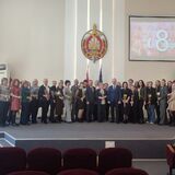 Правоохранители Пинщины поздравили женщин в милицейских погонах с 8 марта