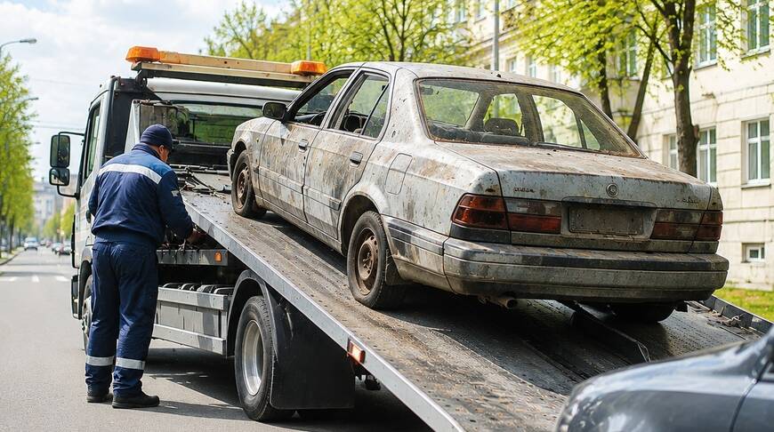 «Арт-объект» за 120 рублей: во сколько обойдётся владельцу брошенный автомобиль