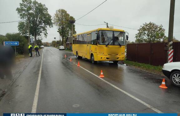 ДТП в Пинском районе: автобус сбил велосипедиста
