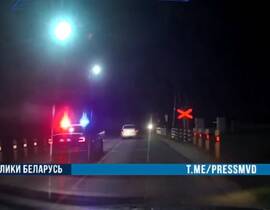 В Пинском районе пьяного угонщика останавливали со стрельбой (видео)
