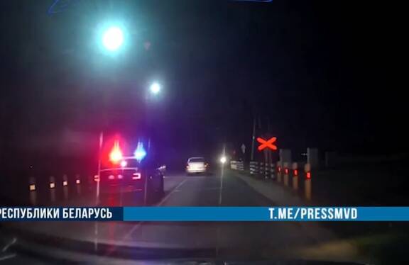 В Пинском районе пьяного угонщика останавливали со стрельбой (видео)