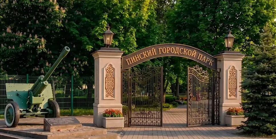 Городской парк в Пинске планируют обновить: появились эскизы
