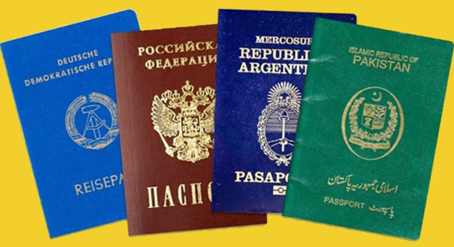 Паспорта мира бывают только четырех цветов, и вот почему