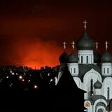 Ночью под Пинском горело болото: зарево было видно из города